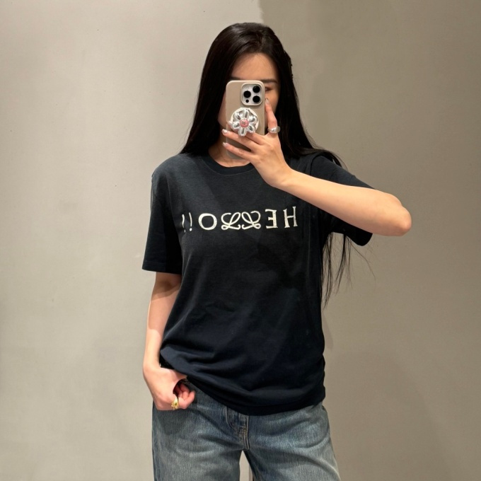 loewe hello anagram print t-shirt